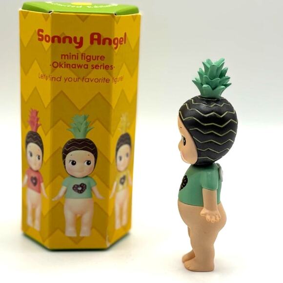 New SONNY ANGEL Green Pineapple Mini Figure, Okinawa Series, Opened Blind Box - Picture 3 of 5